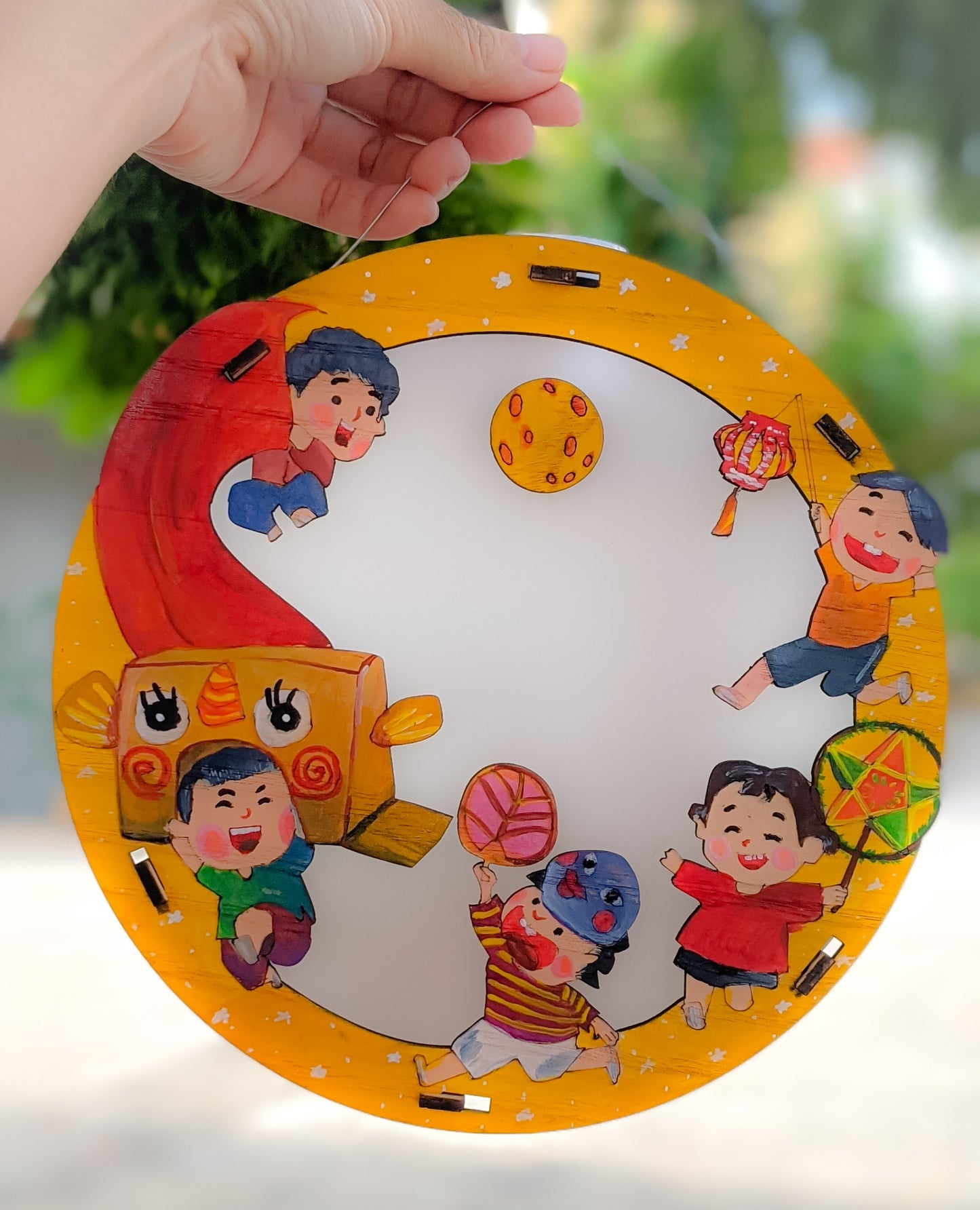 Mid-autumn Festival Wooden Lantern Kit | Lồng Đèn Trung Thu bằng Gỗ