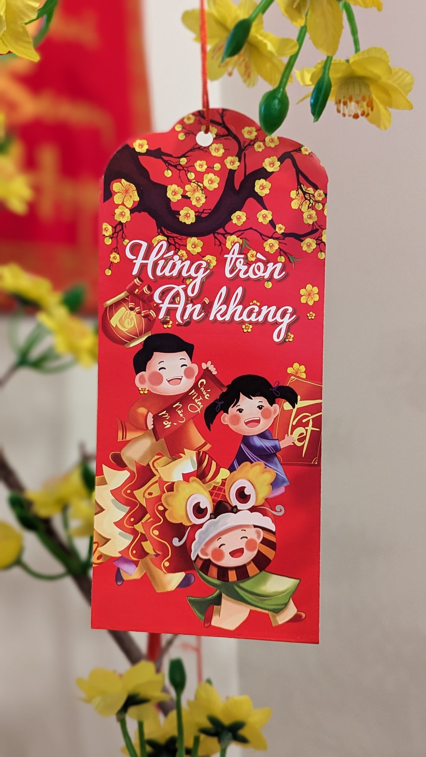 Vietnamese Red Pockets | Bao lì xì (pack of 10)