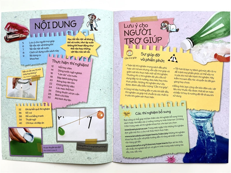 Thí Nghiệm Stem Siêu Sáng Tạo: Bộ 4 Cuốn