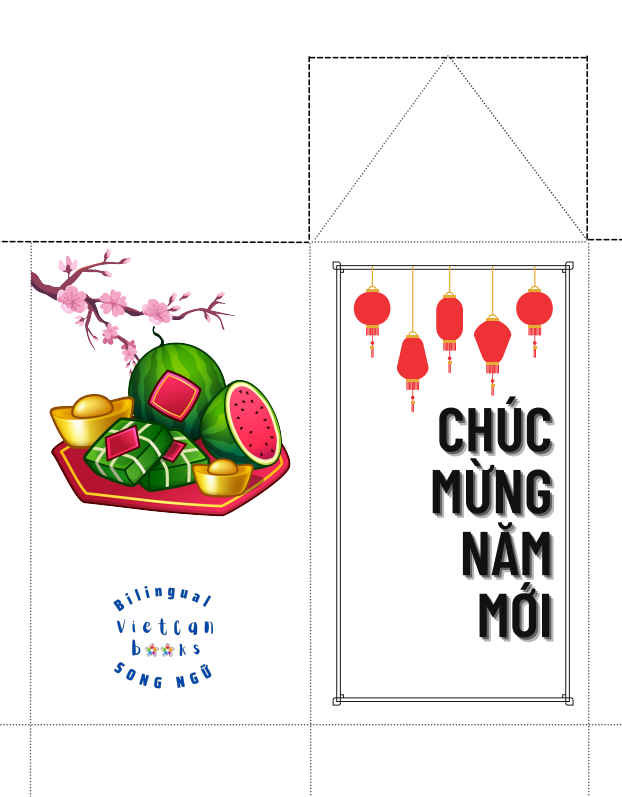 Red envelope making kit: Year of the Dragon | Làm Bao Lì Xì năm con rồng