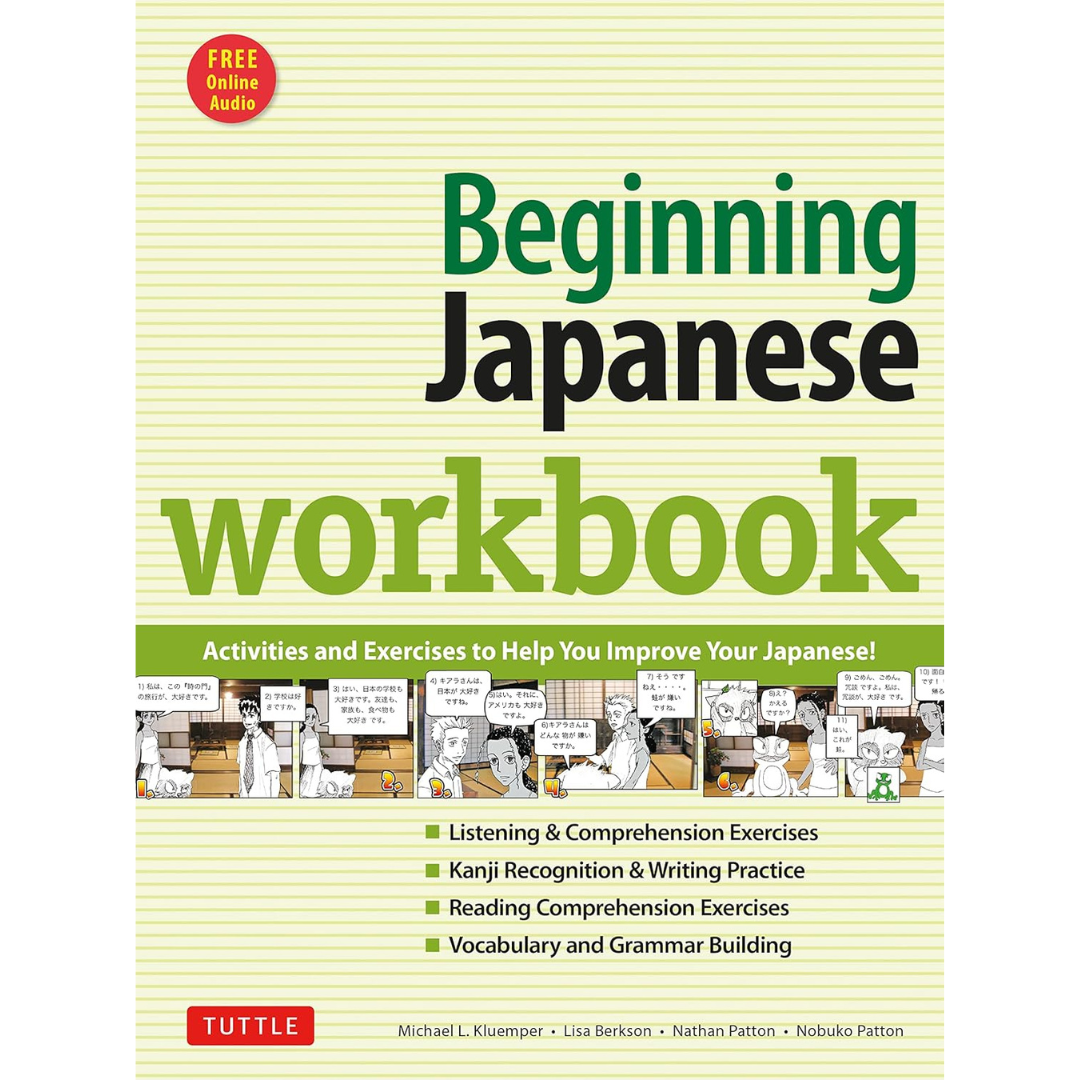 PRE-ORDER: Beginning Japanese Workbook Revised Edition: Practice Conversational Japanese, Grammar, Kanji & Kana (Online Audio for Listening Practice)
