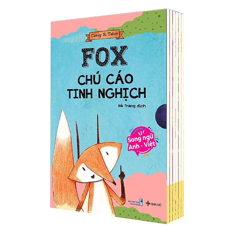 Bilingual "My First I Can Read" Fox series by Corey R. Tabor | Bộ Chú Cáo Tinh Nghịch - bộ song ngữ 6 cuốn