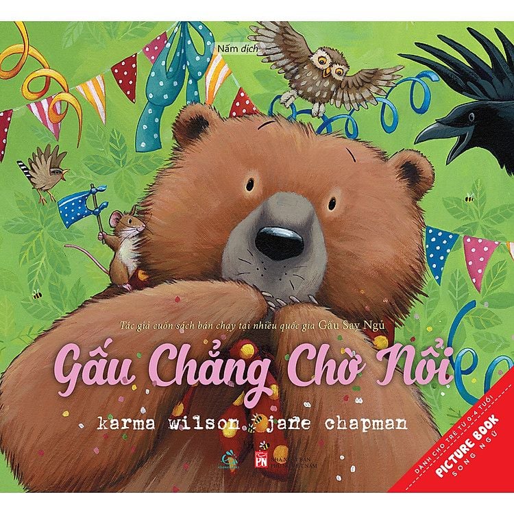 Bilingual Bear Can't Wait | Gấu chẳng chờ nổi - sách song ngữ