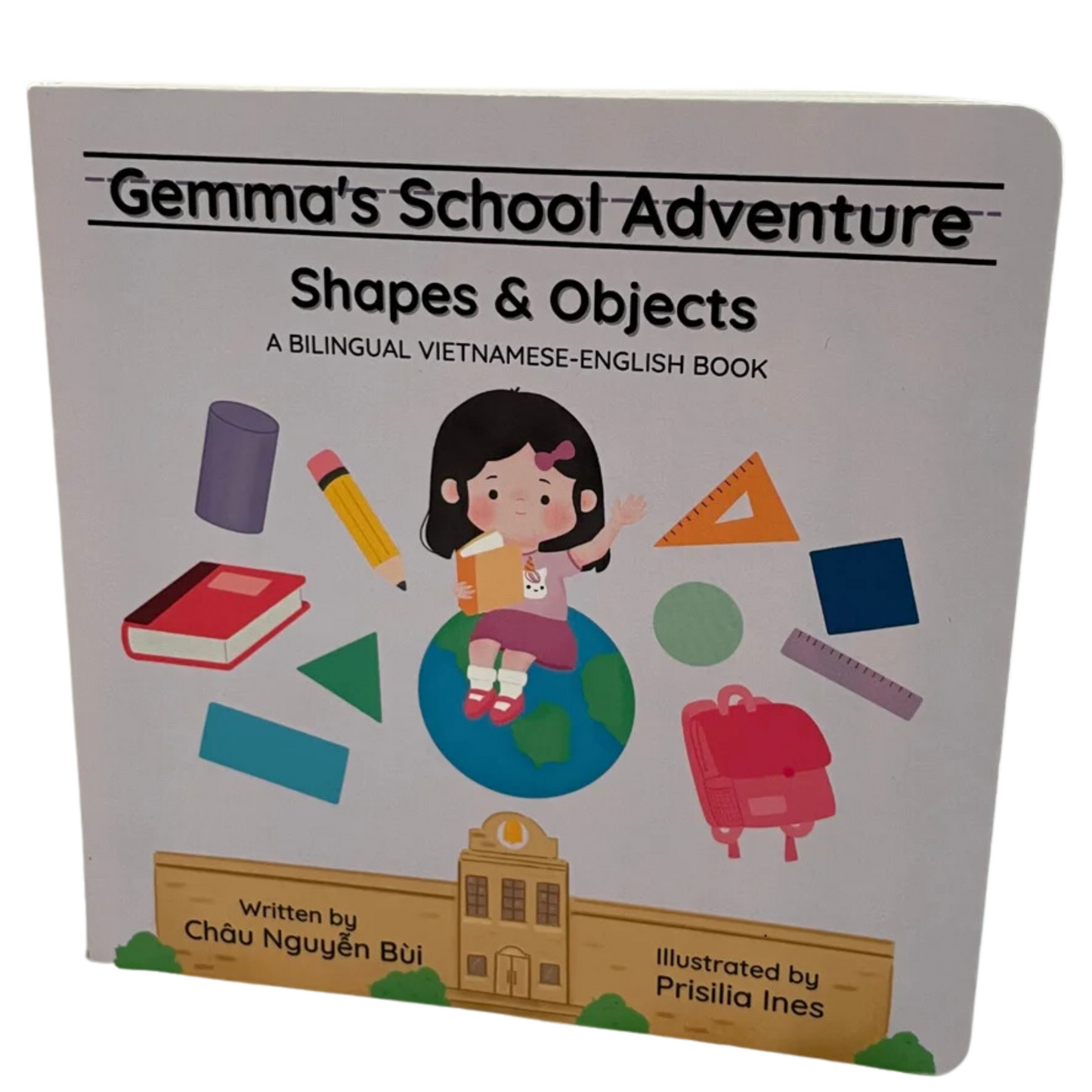 Bilingual Gemma's School Adventure: Shapes & Objects