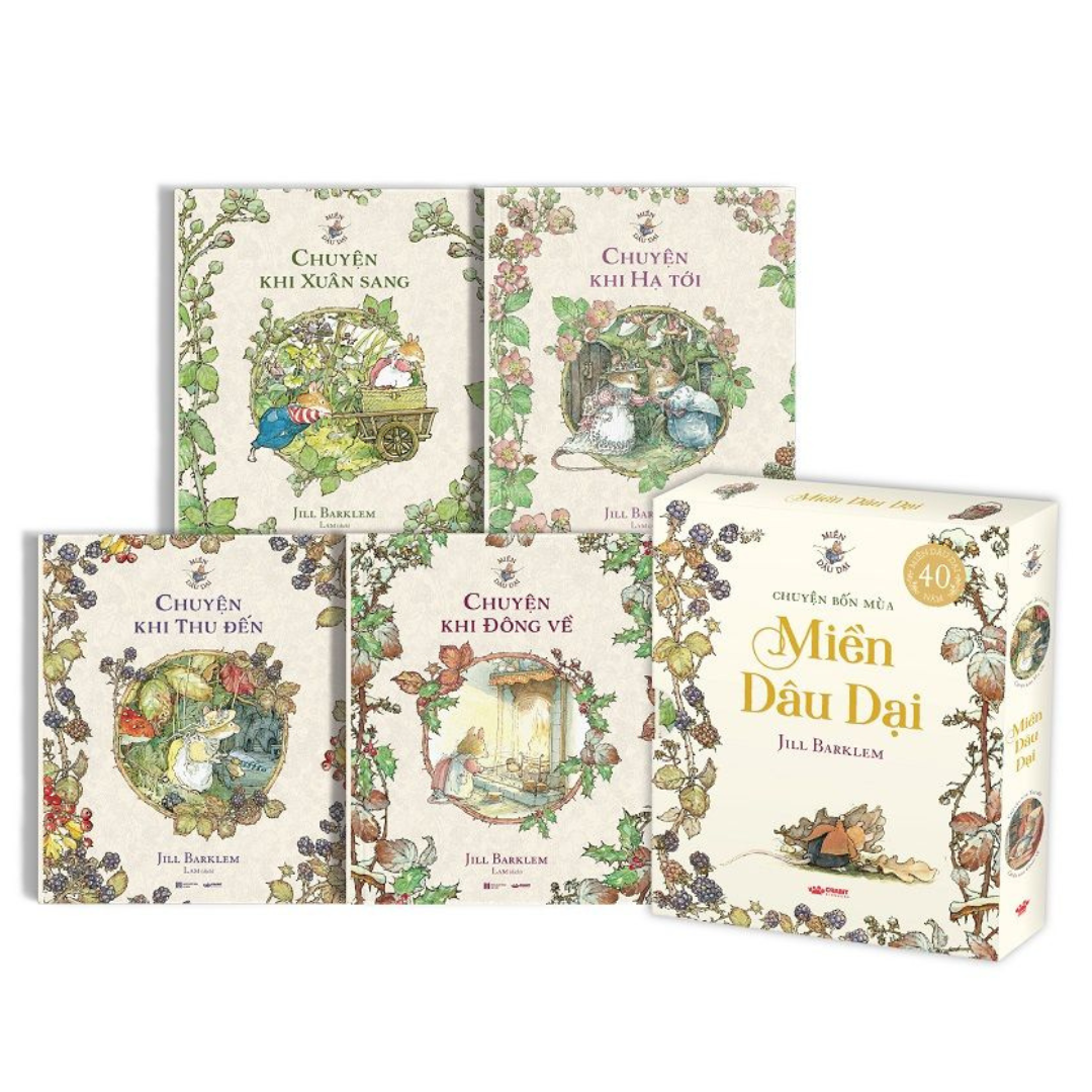 Miền Dâu Dại: Chuyện bốn mùa - translation of Brambly Hedge: the Four Seasons boxset