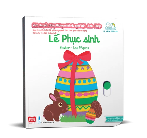 Trilingual interactive book | Sách chuyển động thông minh đa ngữ Việt - Anh - Pháp:  Lễ phục sinh – Easter – Les Pâques