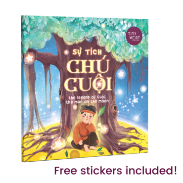 Bilingual Legend of Cuoi, the Man on the Moon | Sự Tích Cuội song ngữ