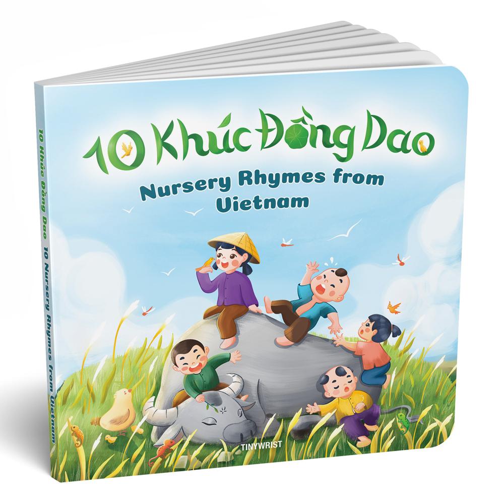 Bilingual Tiny Wrist combo: Colors of Tet + 10 Nursery Rhymes from Vietnam + Legend of Cuoi