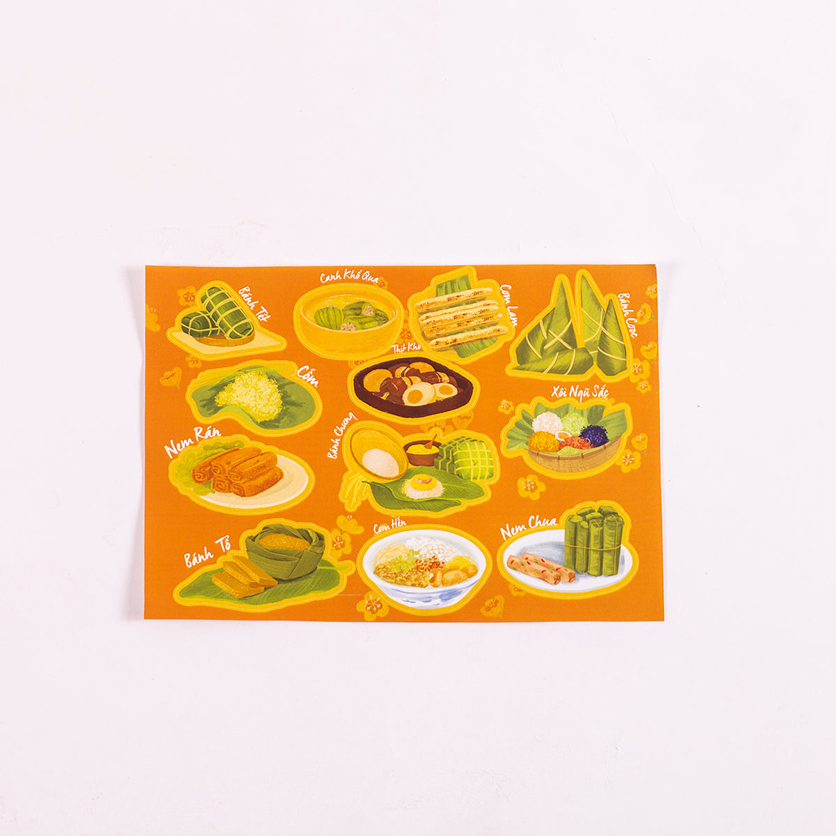 Bilingual set: Open to See Tet (North Vietnam) | Set Mở ra là thấy Tết (Tết hồng đào miền Bắc)
