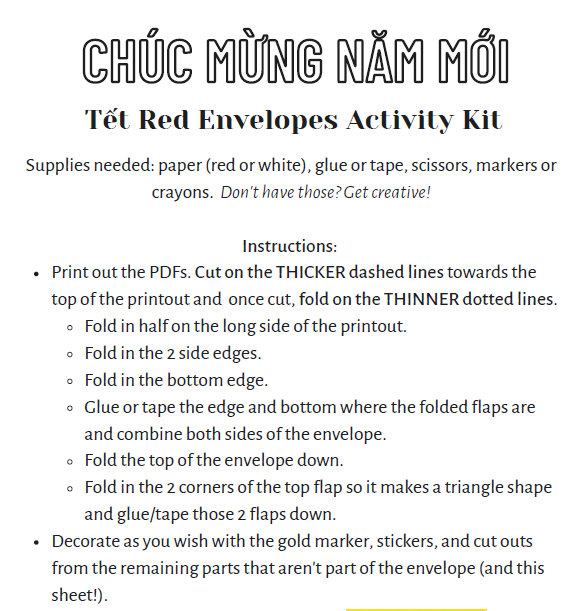 Red envelop making kit: Year of the Cat (Free Download)