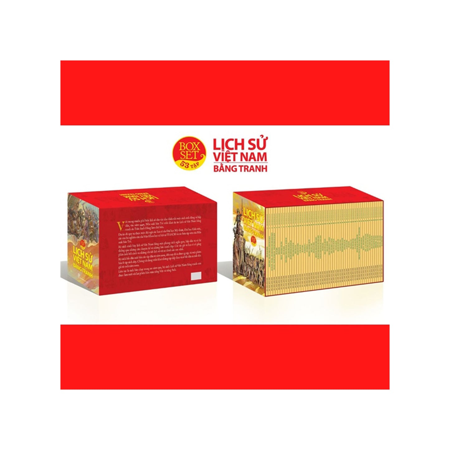 Boxset Lịch Sử Việt Nam Bằng Tranh 53 Tập