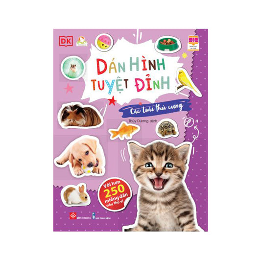 Sticker book | Dán hình tuyệt đỉnh - Các loài thú cưng